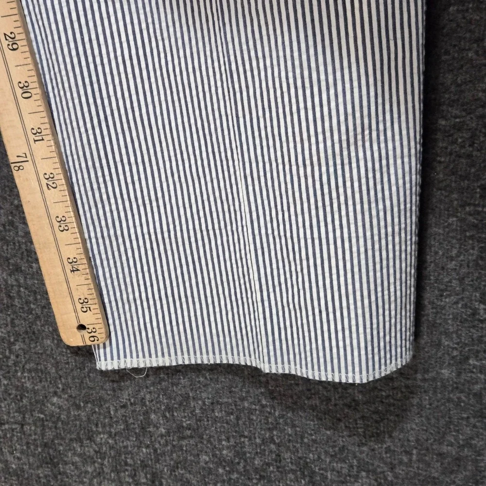 Brooks Brothers Mens Sz 44R Seersucker Blazer Pants Set Blue White Striped W38